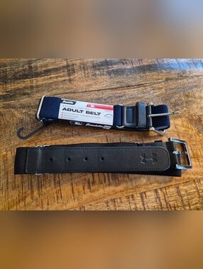 2 Adult Baseball Softball Belts